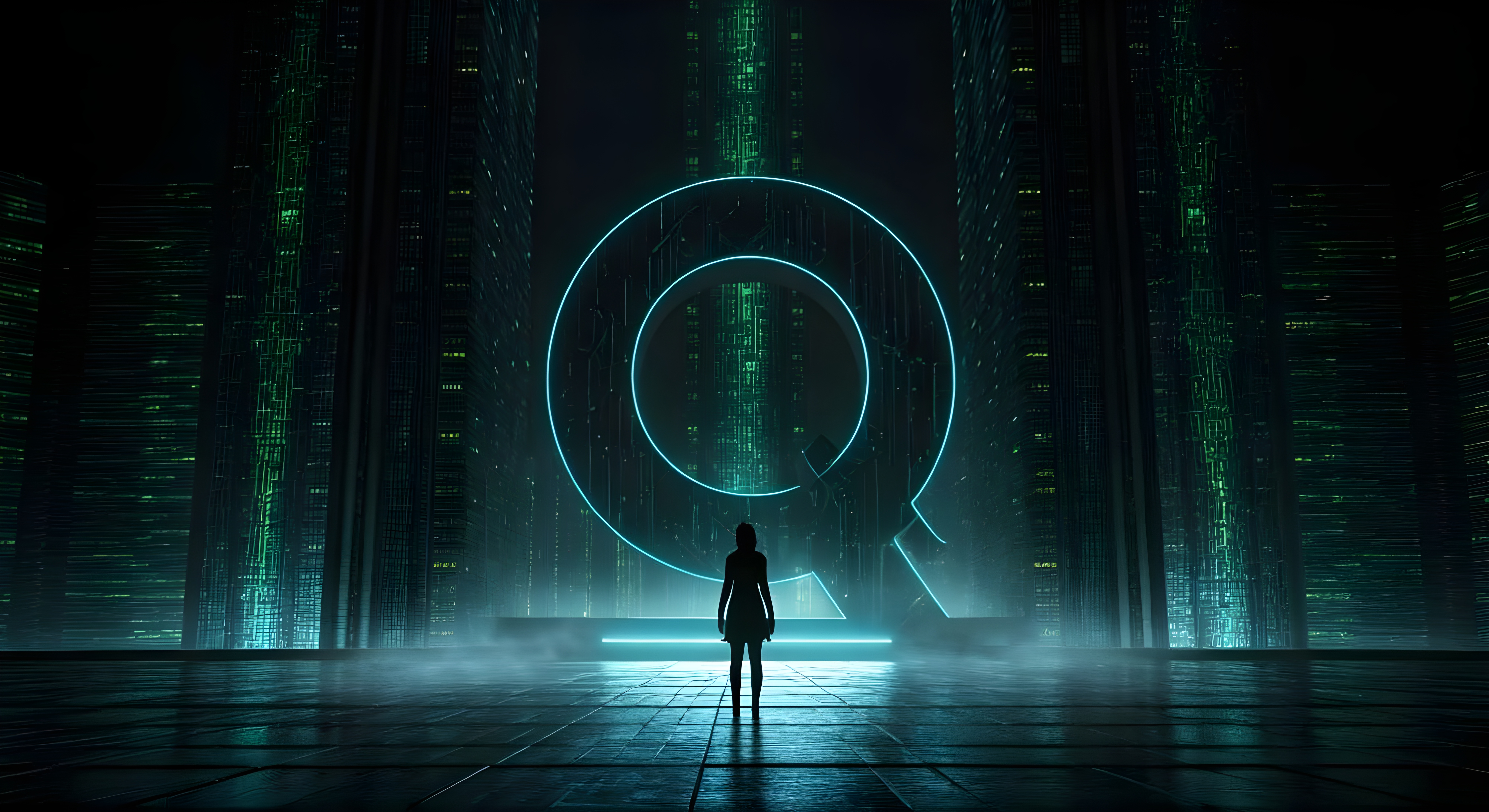 QUANTUMNOVA Futuristic Banner
