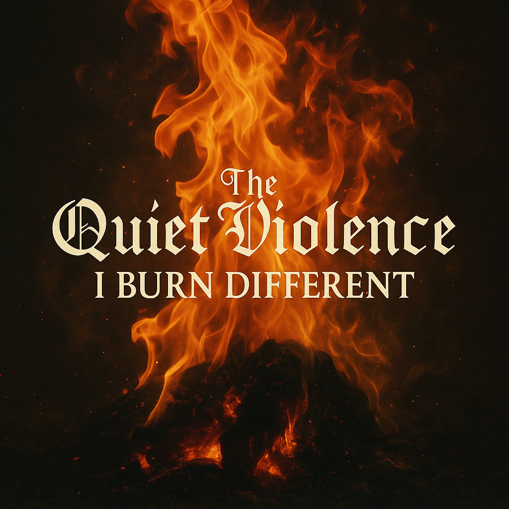 The Quiet Violence — I Burn Different cover